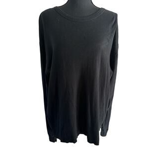 Coldpuff Thermal Rawedge Top/Light Sweatshirt - Tall 2XL - Black